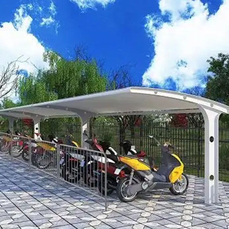 庄浪县膜结构电动车棚